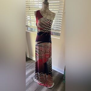 Elegant Multicolor Maxi Dress